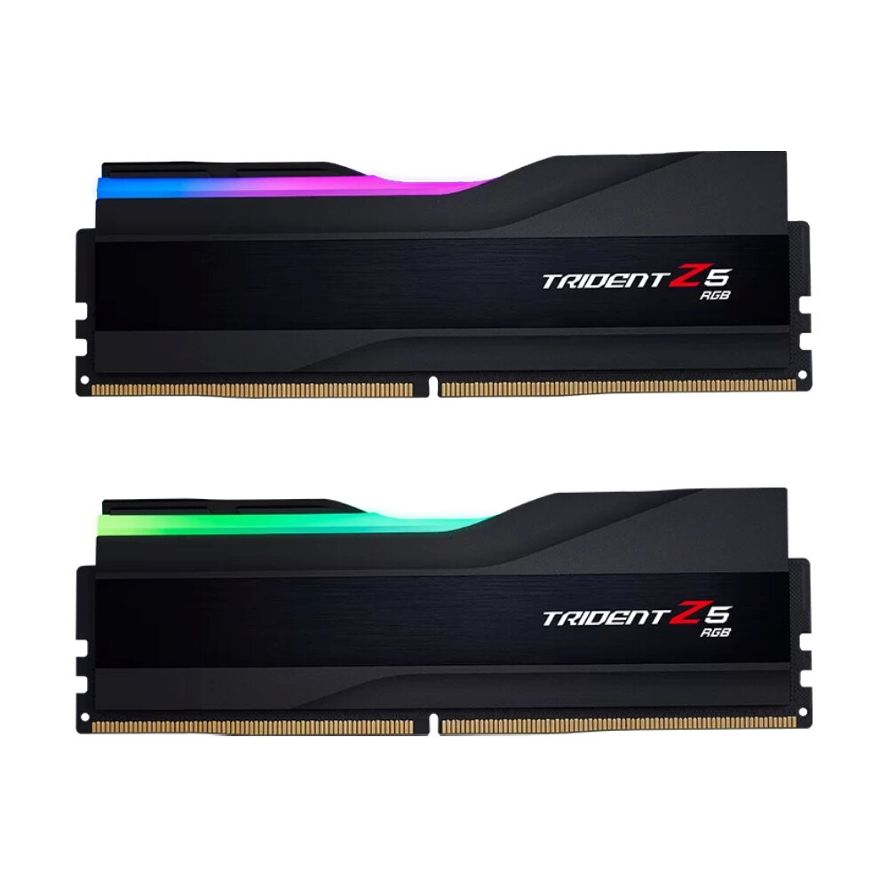 RAM DDR5(6400) 48GB (24GBx2) G.SKILL TRIDENT Z5 BLACK RGB (F5-6400J3239F24GX2-TZ5RK)