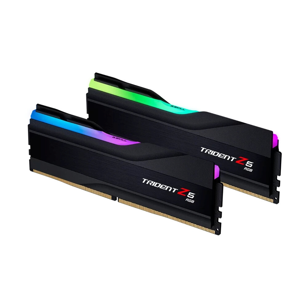 RAM DDR5(6400) 48GB (24GBx2) G.SKILL TRIDENT Z5 BLACK RGB (F5-6400J3239F24GX2-TZ5RK)