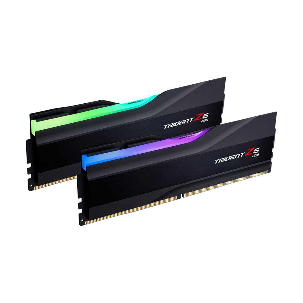 RAM DDR5(6400) 48GB (24GBx2) G.SKILL TRIDENT Z5 BLACK RGB (F5-6400J3239F24GX2-TZ5RK)