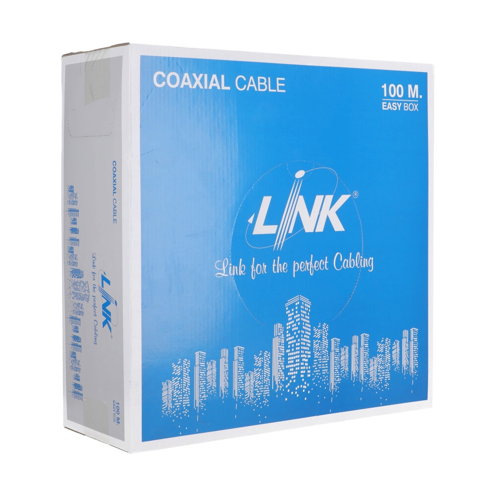 Cable 100M RG6/168 Link#CB-0109SPW+1 (Black)
