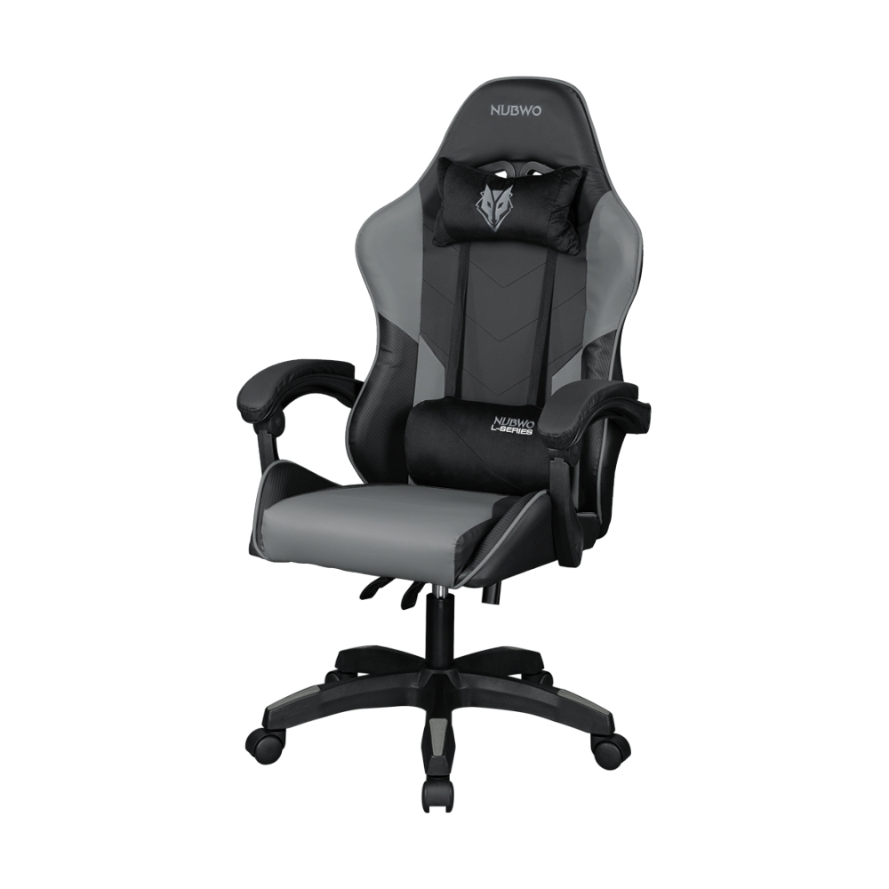 CHAIR NUBWO L202 MERCENARY BLACK/GRAY (เก้าอี้)