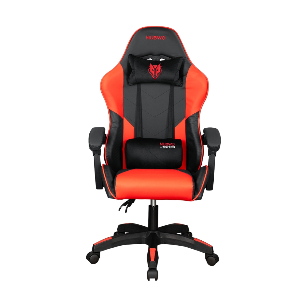 CHAIR NUBWO L202 MERCENARY BLACK/RED (เก้าอี้)