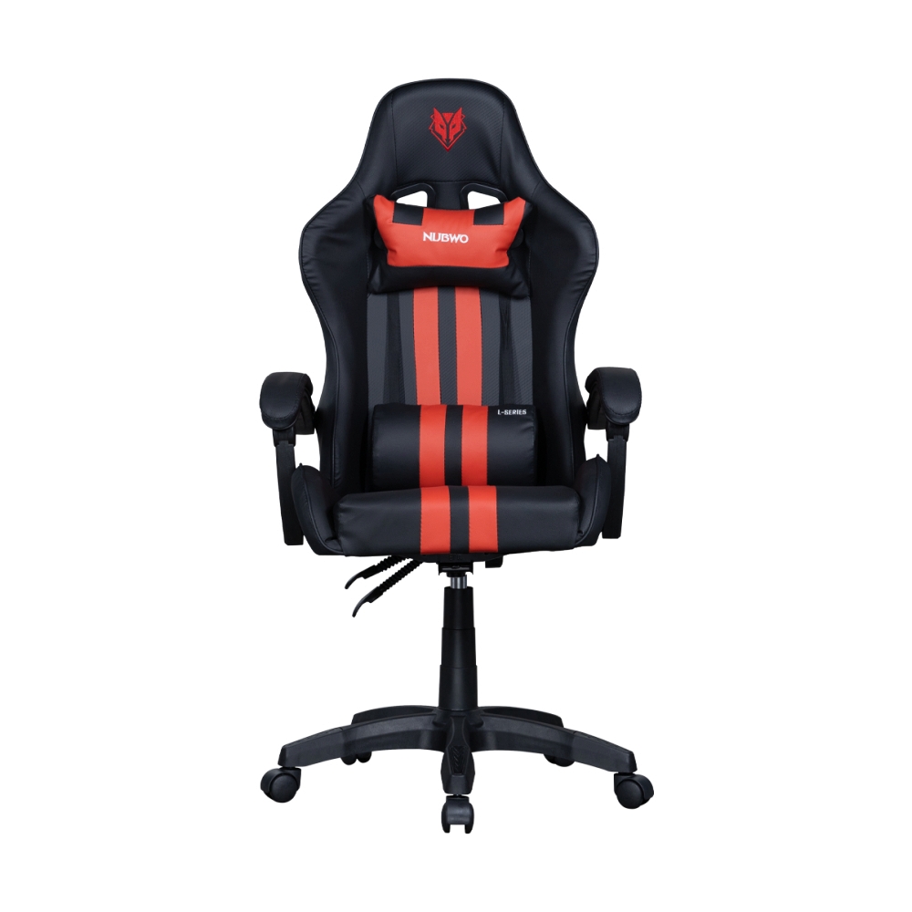 CHAIR NUBWO L201 MERCENARY BLACK RED (เก้าอี้)