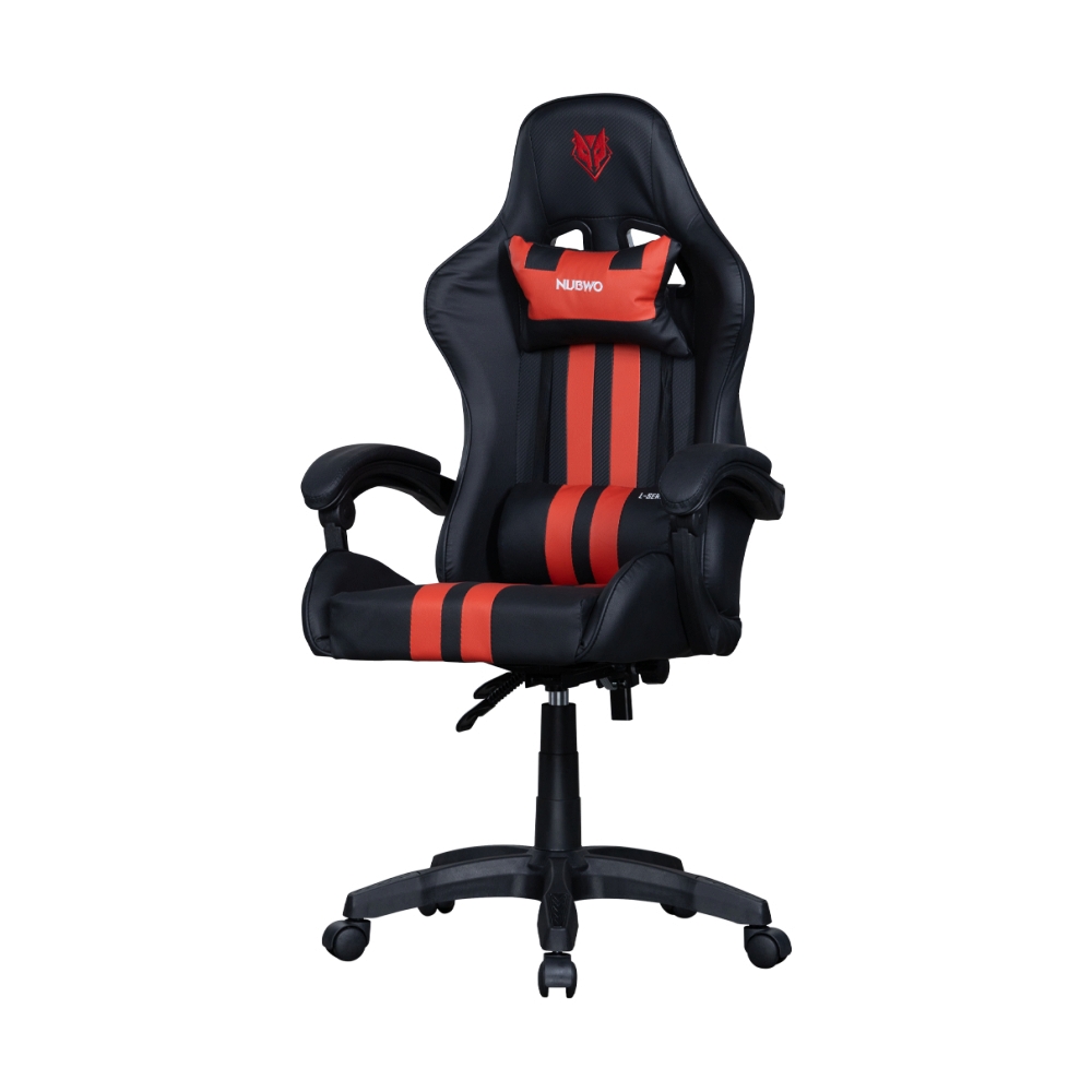 CHAIR NUBWO L201 MERCENARY BLACK RED (เก้าอี้)