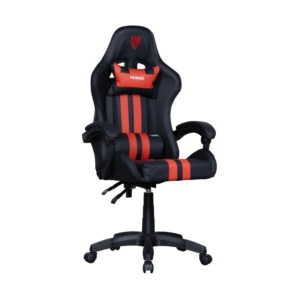 CHAIR NUBWO L201 MERCENARY BLACK RED (เก้าอี้)
