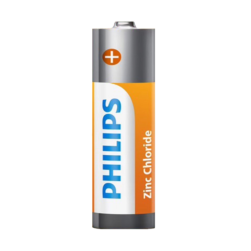 ถ่าน PHILIPS Zinc Chloride AA (4ก้อน/แพ็ค)