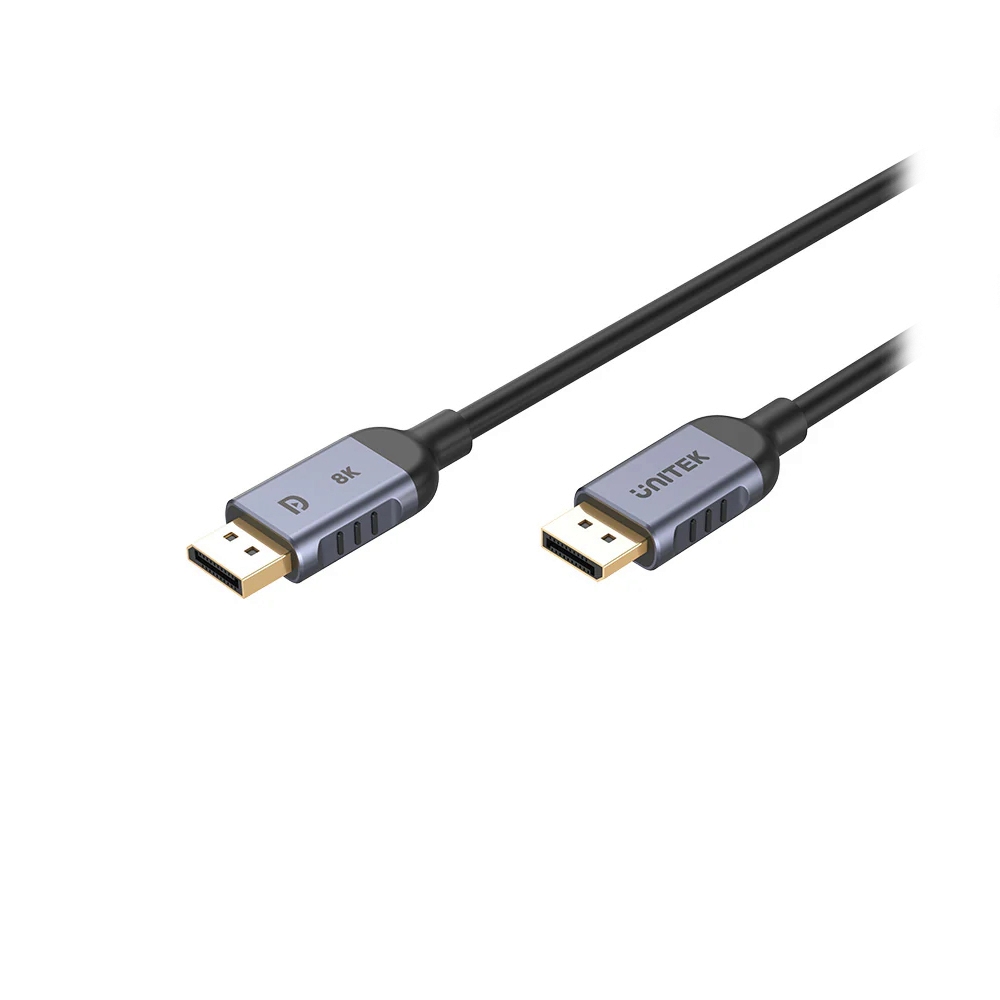 Cable DisplayPort TO DisplayPort (2M) UNITEK C1628GY01 (8K)