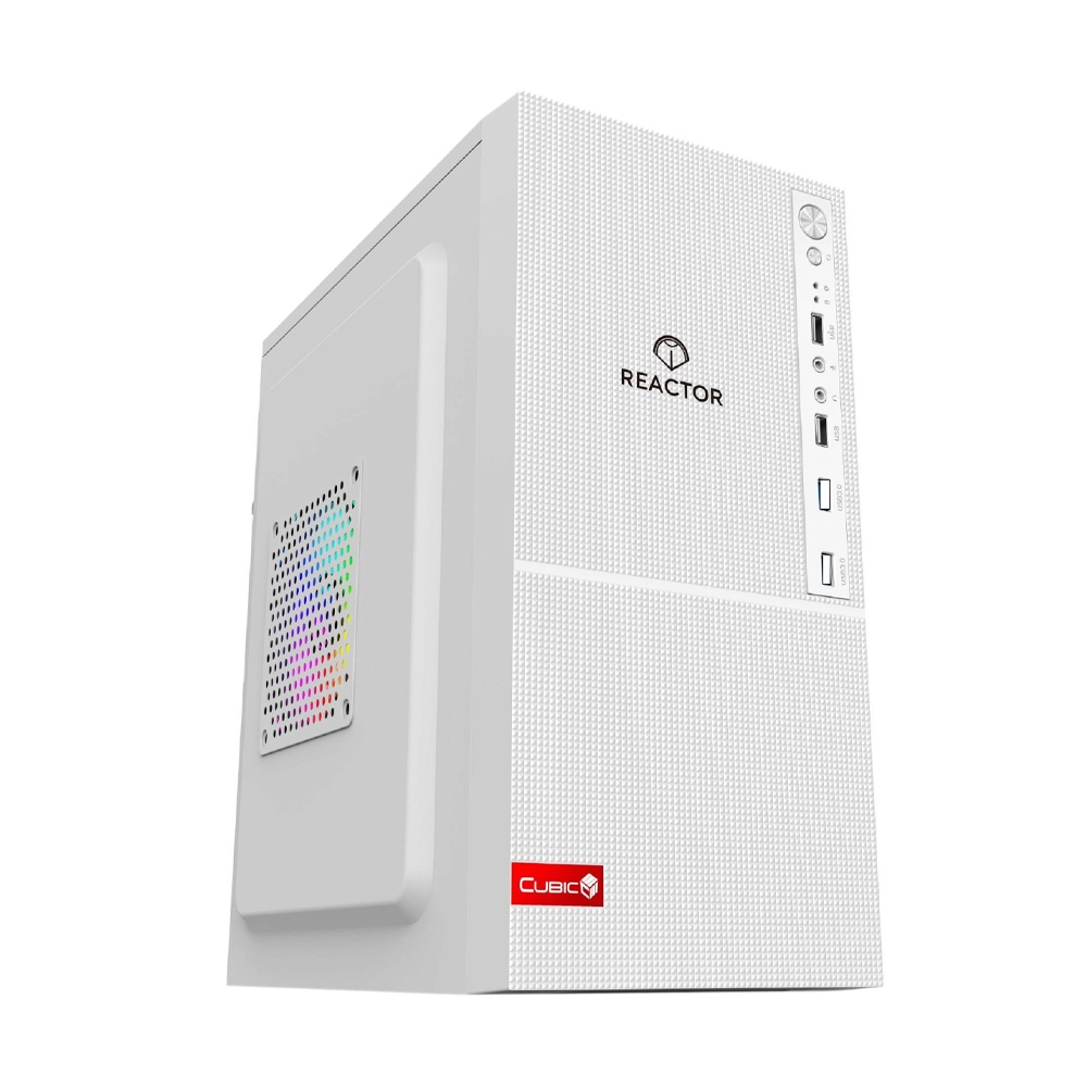 mATX CASE (NP) CUBIC REACTOR WHITE