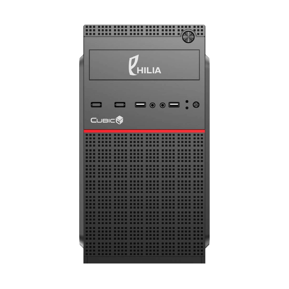 mATX CASE (NP) CUBIC PHILIA BLACK