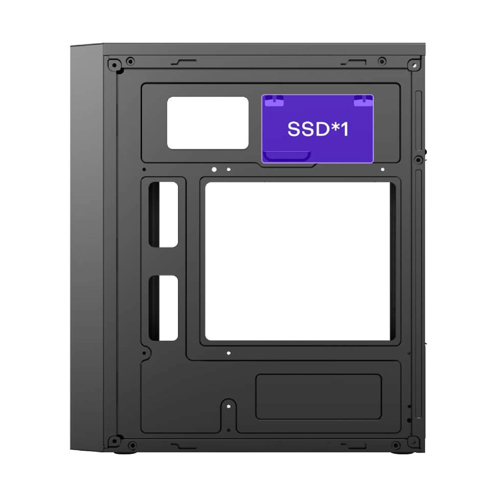 mATX CASE (NP) CUBIC PHILIA BLACK