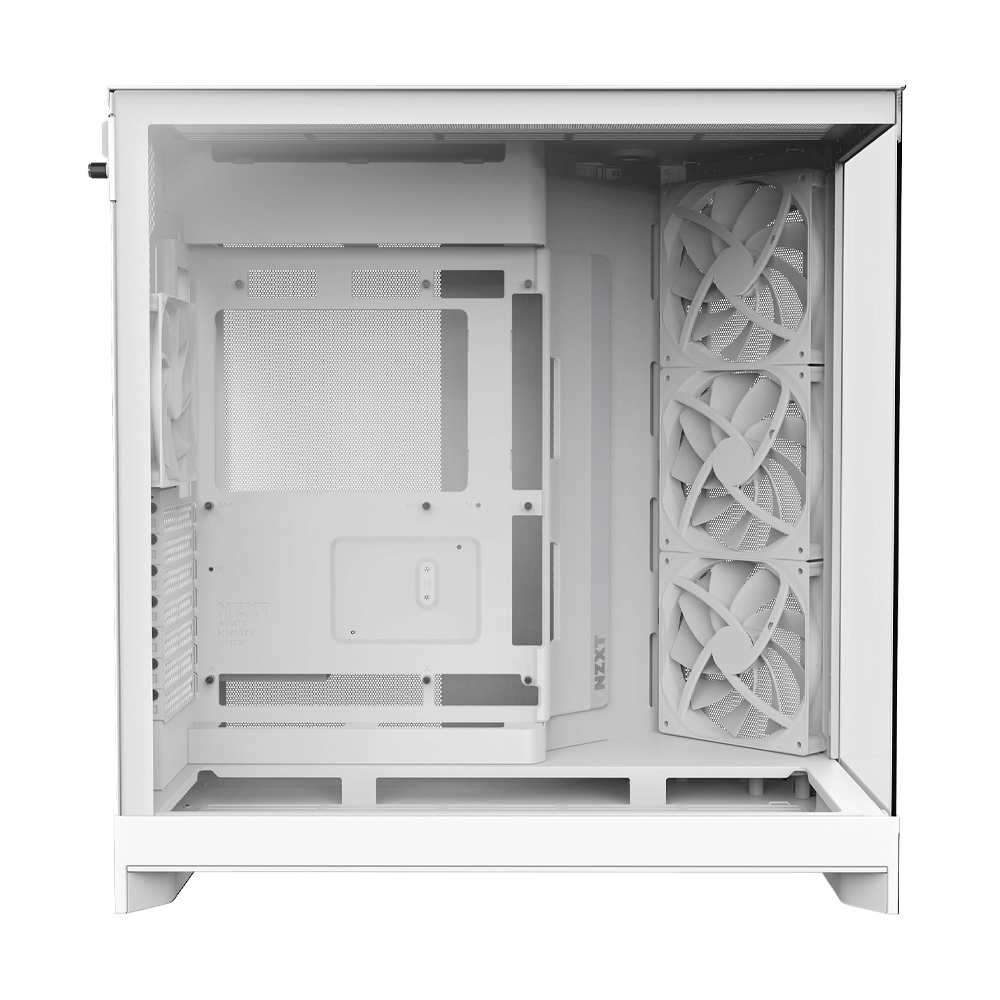 ATX CASE (NP) NZXT H9 FLOW 2025 WHITE (CM-H92FW-01)