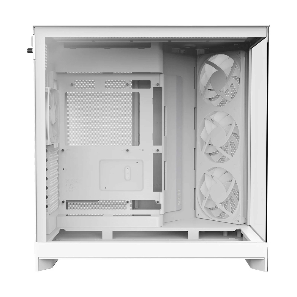 ATX CASE (NP) NZXT H9 FLOW 2025 WHITE RBG (CM-H92FW-R1)