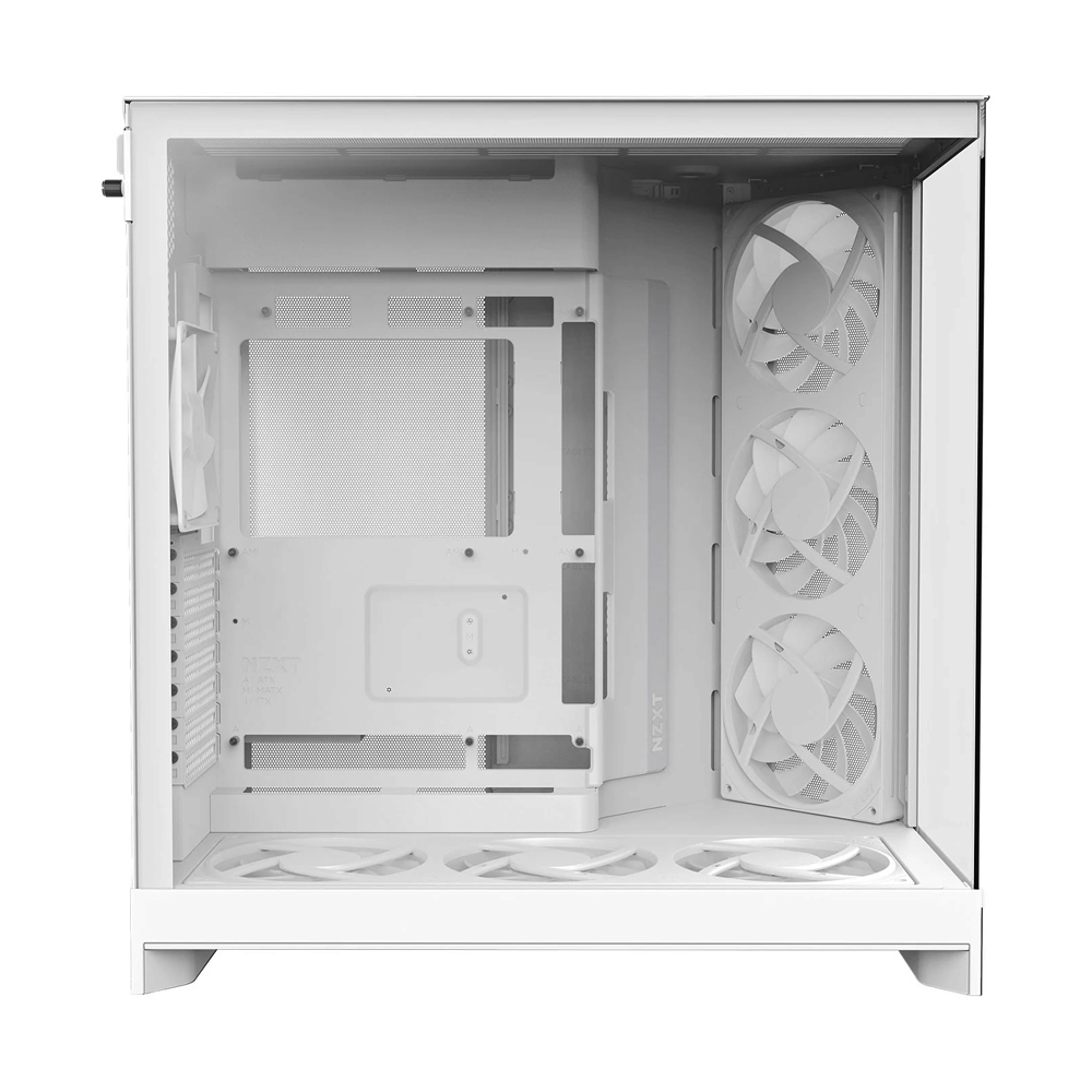 E-ATX CASE (NP) NZXT H9 FLOW RGB PLUS 2025 WHITE (CM-H92FW-P1)