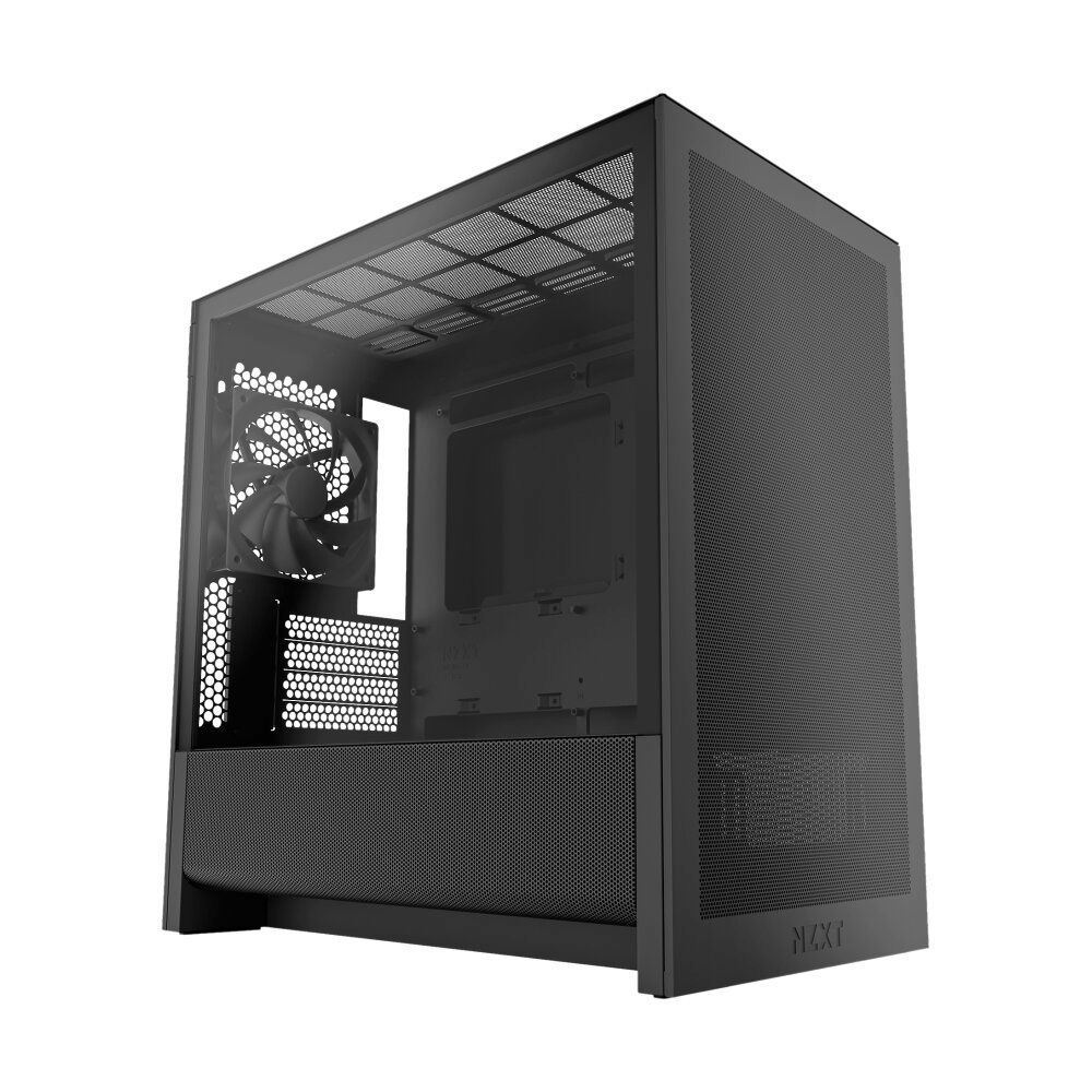 mATX CASE (NP) NZXT H3 FLOW 2025 BLACK (CC-H31FB-01)
