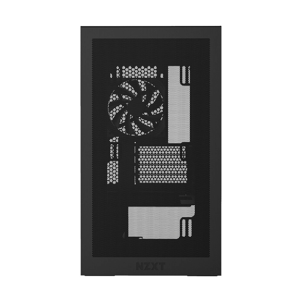 mATX CASE (NP) NZXT H3 FLOW 2025 BLACK (CC-H31FB-01)
