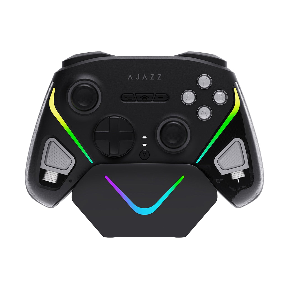 CONTROLLER WIRELESS AJAZZ GP100SET BLACK (BLUETOOTH/CHARGING DOCK)