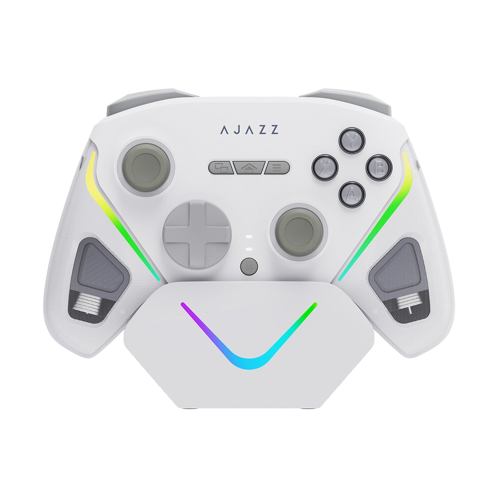 CONTROLLER WIRELESS AJAZZ GP100SET WHITE (BLUETOOTH/CHARGING DOCK)