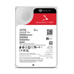 30 TB HDD SEAGATE IRONWOLF PRO ((7200RPM, 512MB, SATA-3, ST30000NT011)