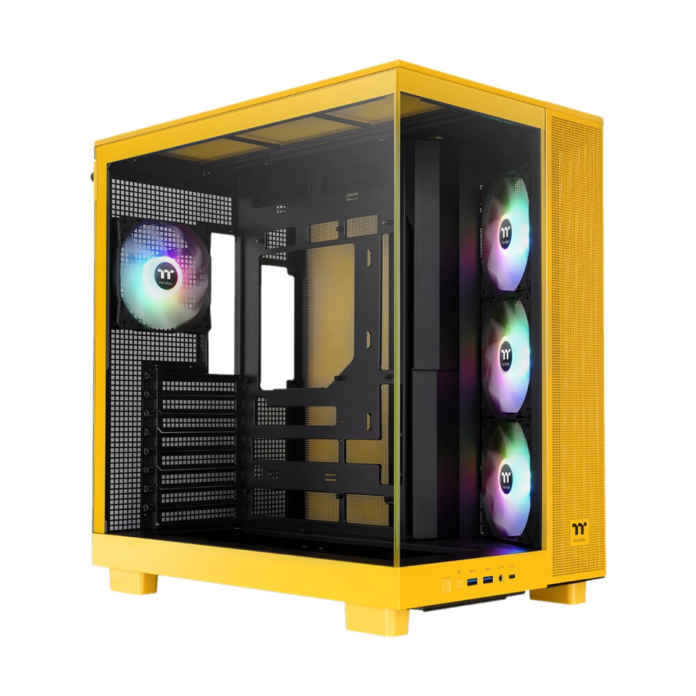 ATX CASE (NP) THERMALTAKE VIEW 380 XL TG ARGB BUMBLEBEE (CA-11E-00M4WN-00)