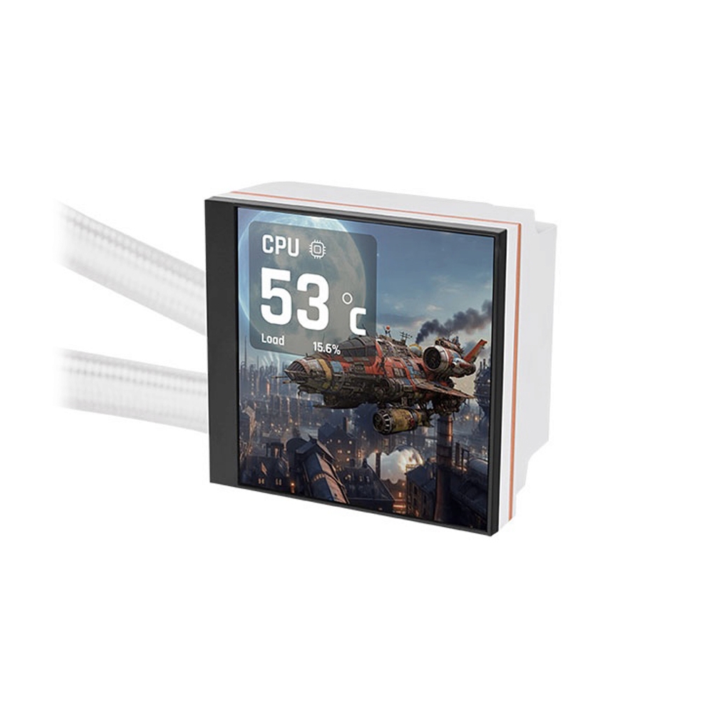 LIQUID COOLING THERMALTKAE MAGFLOE 360 ULTRA ARGB SNOW EDITION