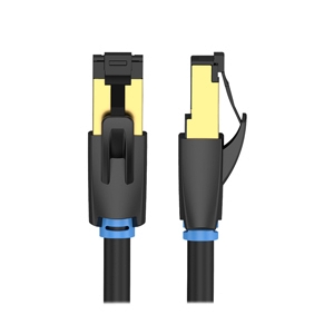 สายแลน CAT8 10m. VENTION (IKABL) Black