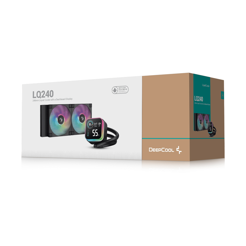 LIQUID COOLING DEEPCOOL LQ240 BLACK