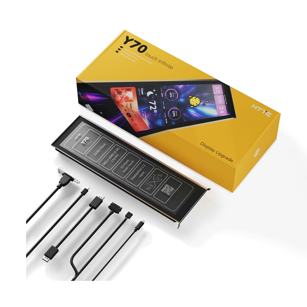 HYTE Y70 14.9" LCD TOUCH UPGRADE KIT BLACK