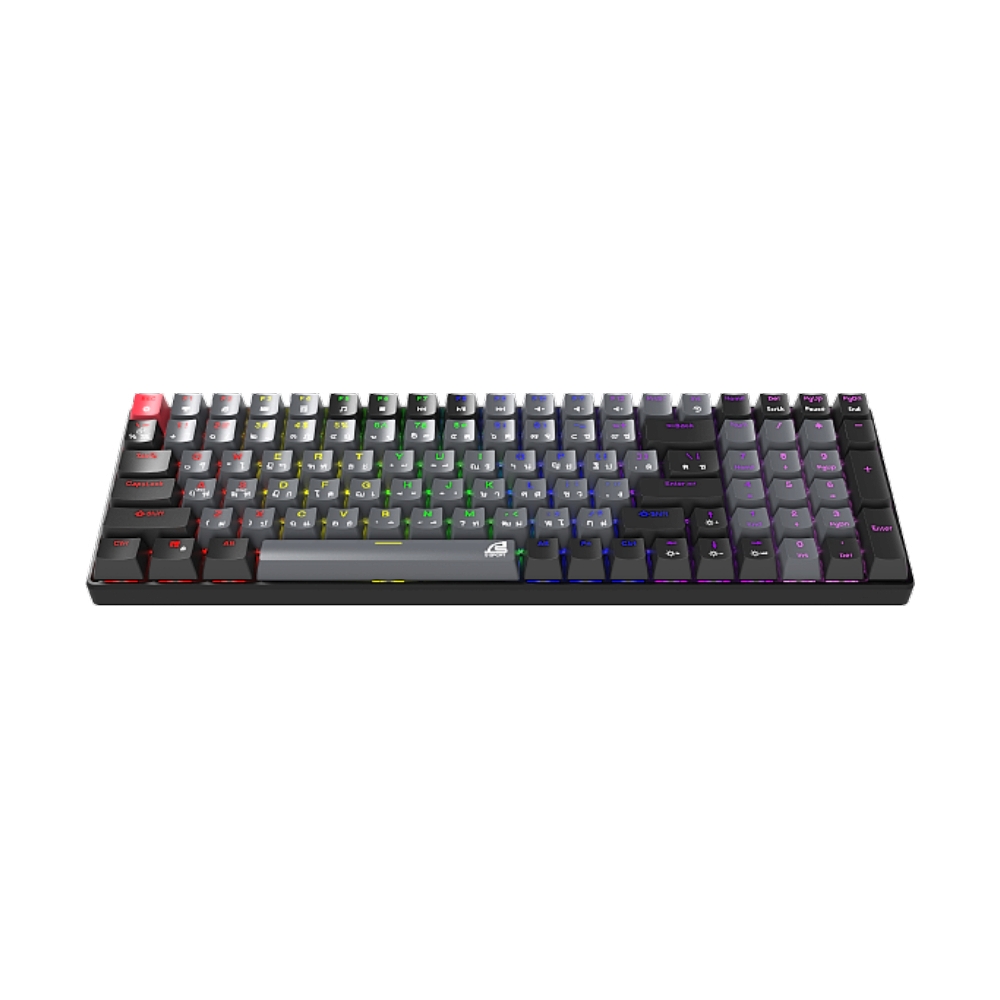 KEYBOARD SIGNO KB723 MOBILUS BLACK GREY (BLUE SWITCH คีย์บอร์ด)