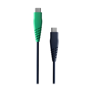 ANKER สายชาร์จ Type-C To Type-C 60W 1.2M Dark Blue/Green (Skullcandy Line Round)