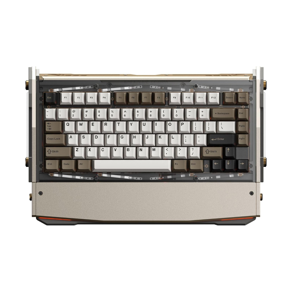 คีย์บอร์ด DRY STUDIO Black Diamond 75 Wireless Mechanical Keyboard (EN) Mithril Base + KTT Wine Red