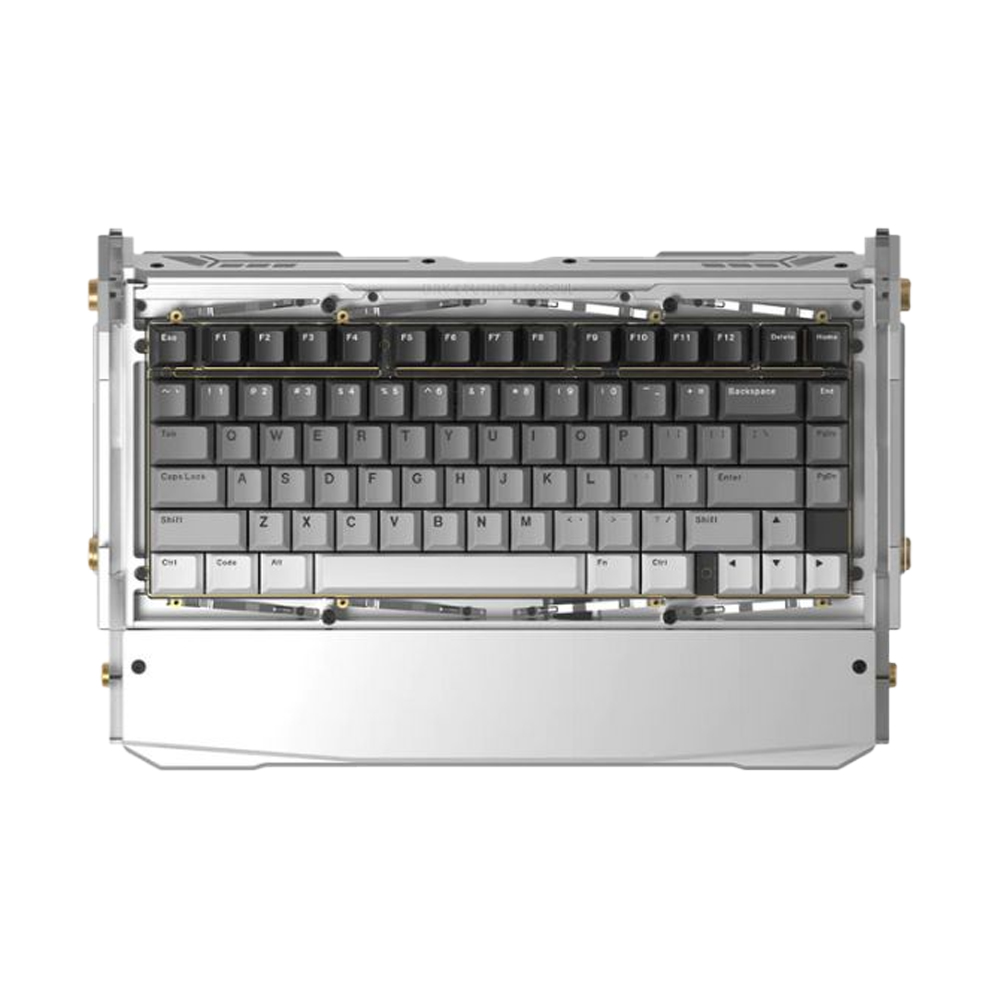 คีย์บอร์ด DRY STUDIO Black Diamond 75 Wireless Mechanical Keyboard (EN) Mithril Base + KTT Wine Red