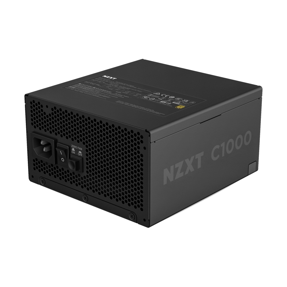 POWER SUPPLY (80+ GOLD) 1000W NZXT C1000 GOLD BLACK (PA-0G2BB-US)