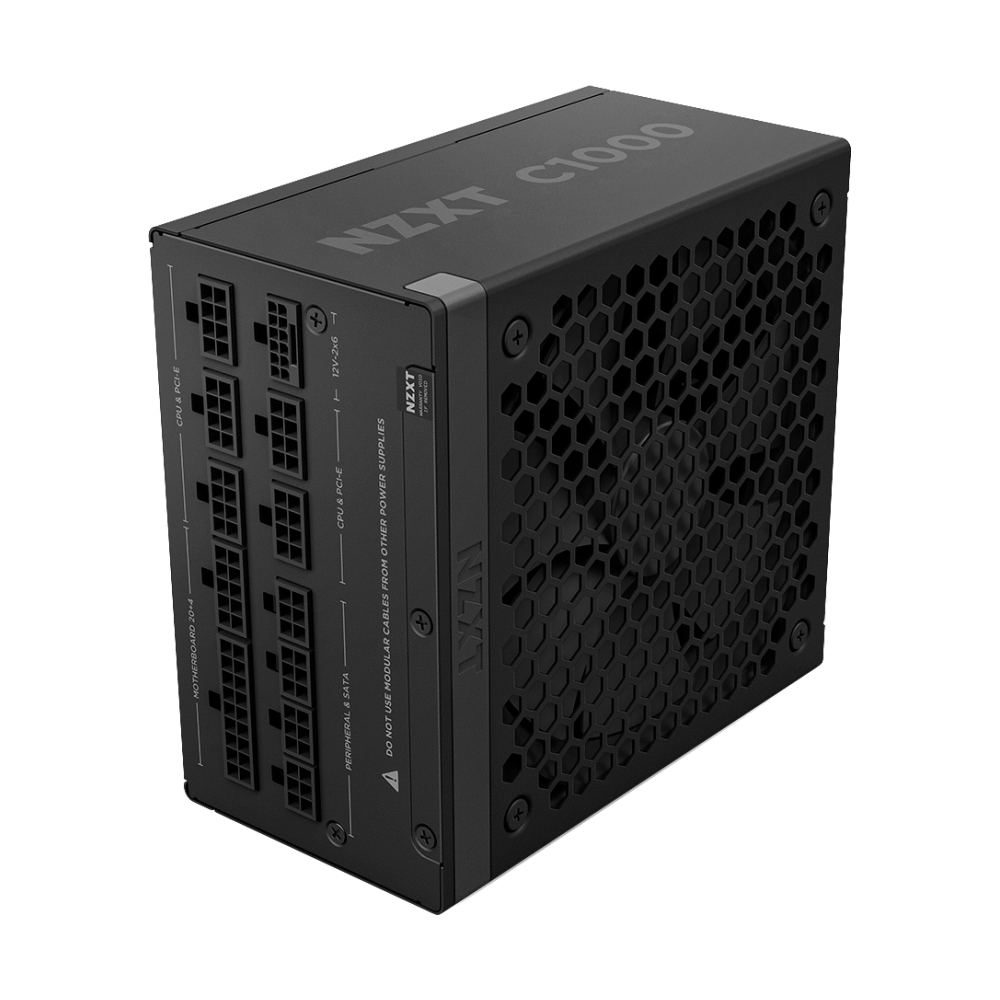 POWER SUPPLY (80+ GOLD) 1000W NZXT C1000 GOLD BLACK (PA-0G2BB-US)