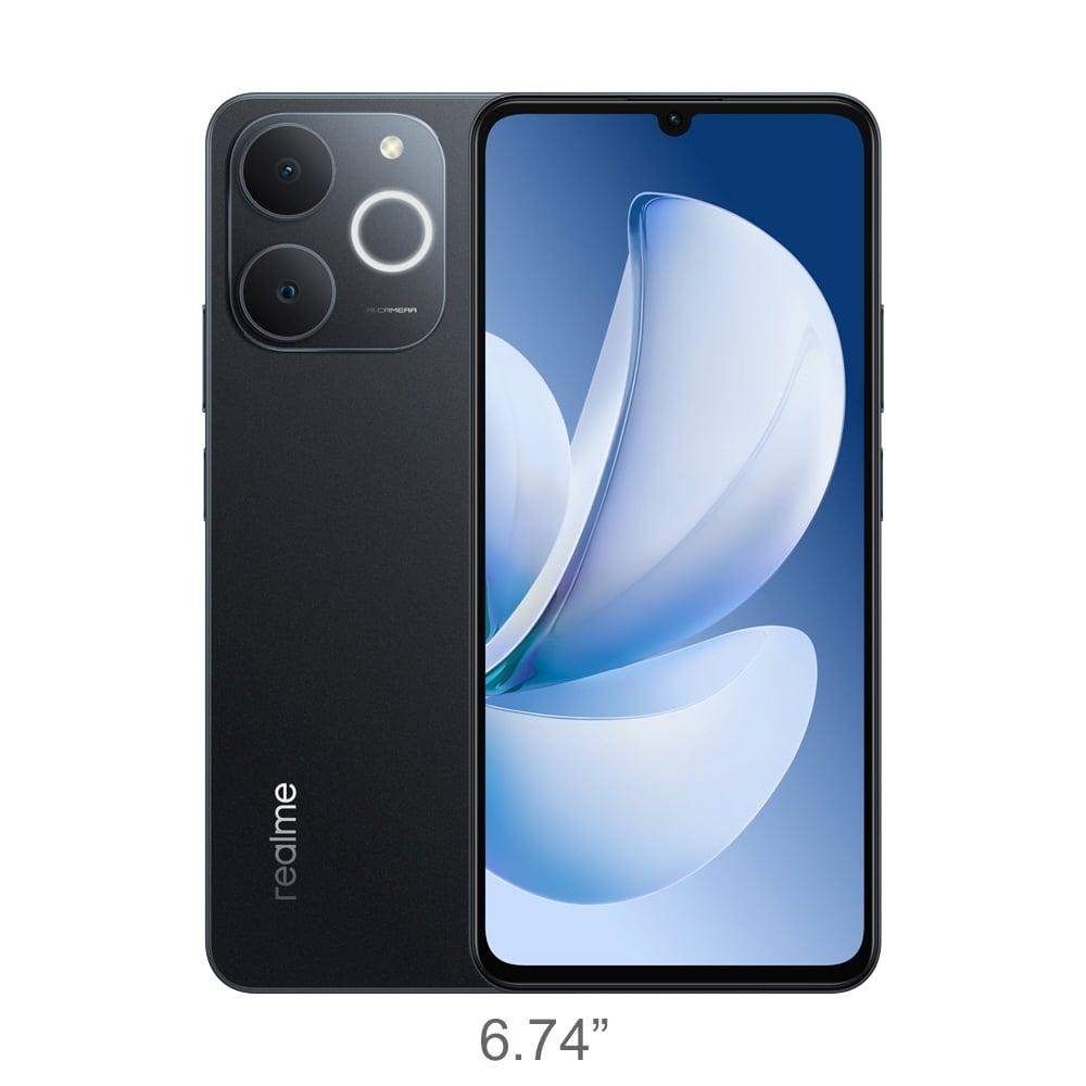 Realme Note 70 (4+64GB) Obsidian Black | จอใหญ่ 90Hz แบตอึด