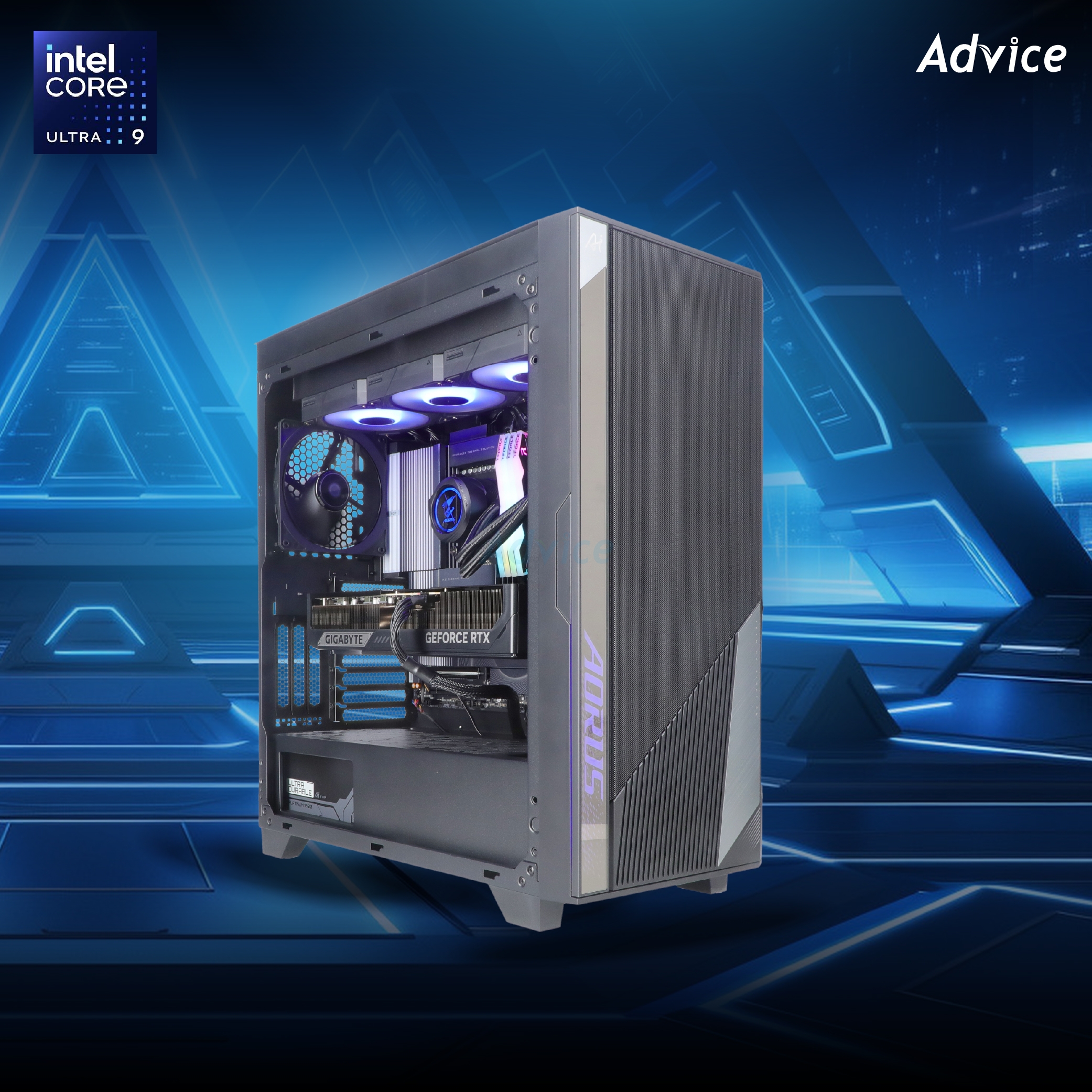 คอมประกอบ GIGABYTE AITOP : Computer Set intel #i375 ULTRA 9 285K RTX5090 32GB GIGABYTE WINDFORCE (OC/D7)