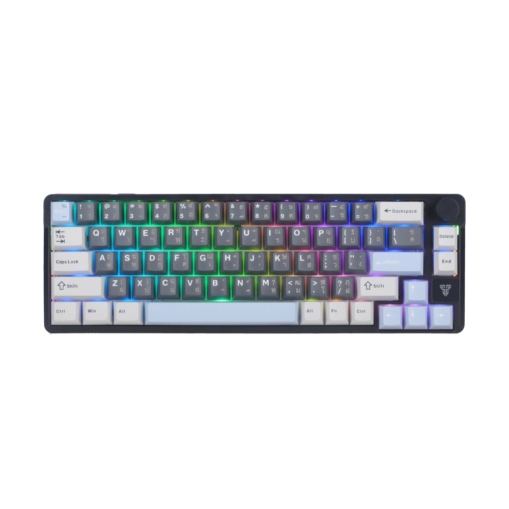 KEYBOARD WIRELESS BLUETOOTH FANTECH MK919 ATOM PRO66 BLACK (BLUE SWITCH คีย์บอร์ด)