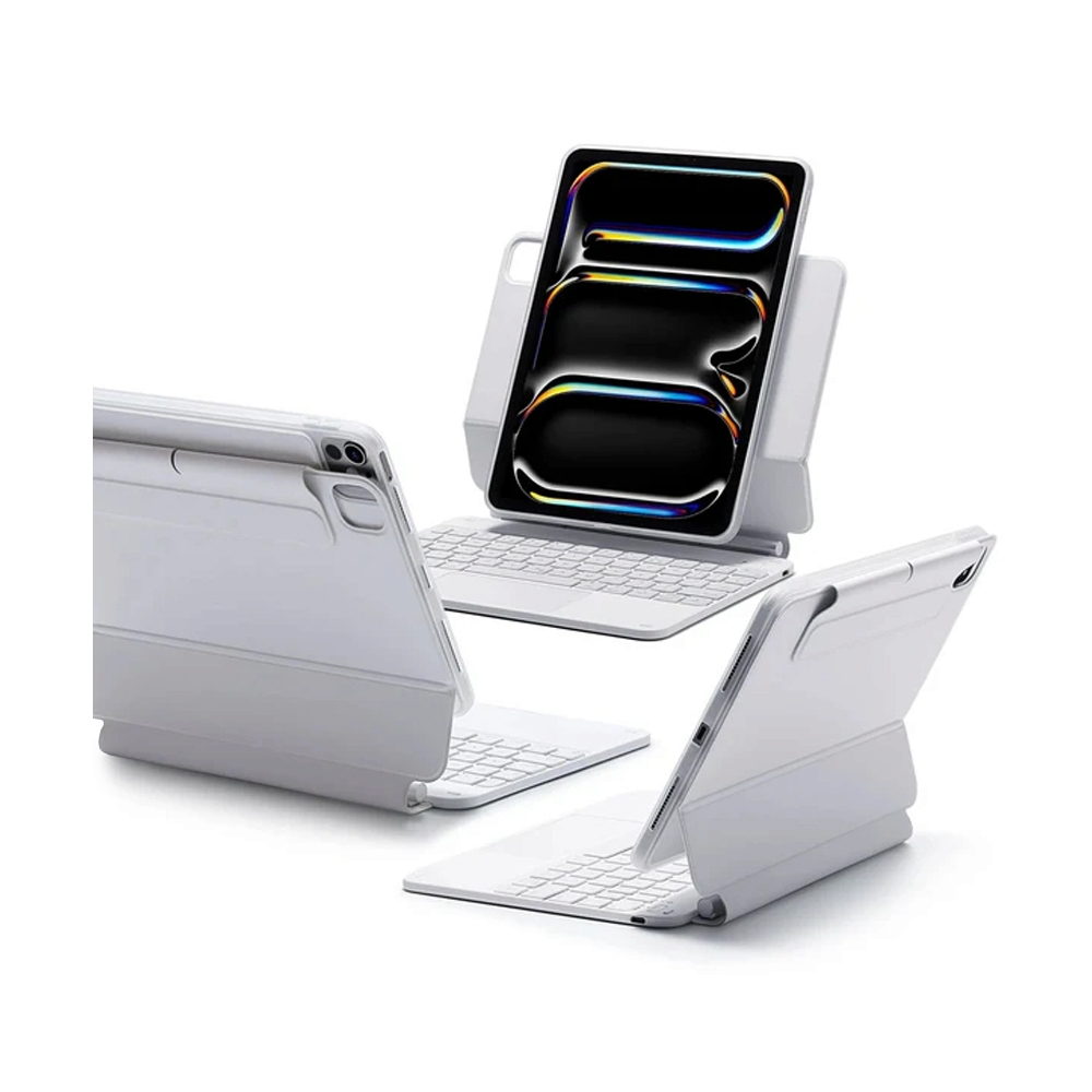 Case Keyboard iPad Pro 11" ESR Rebound Magnetic 360 US Layout - White
