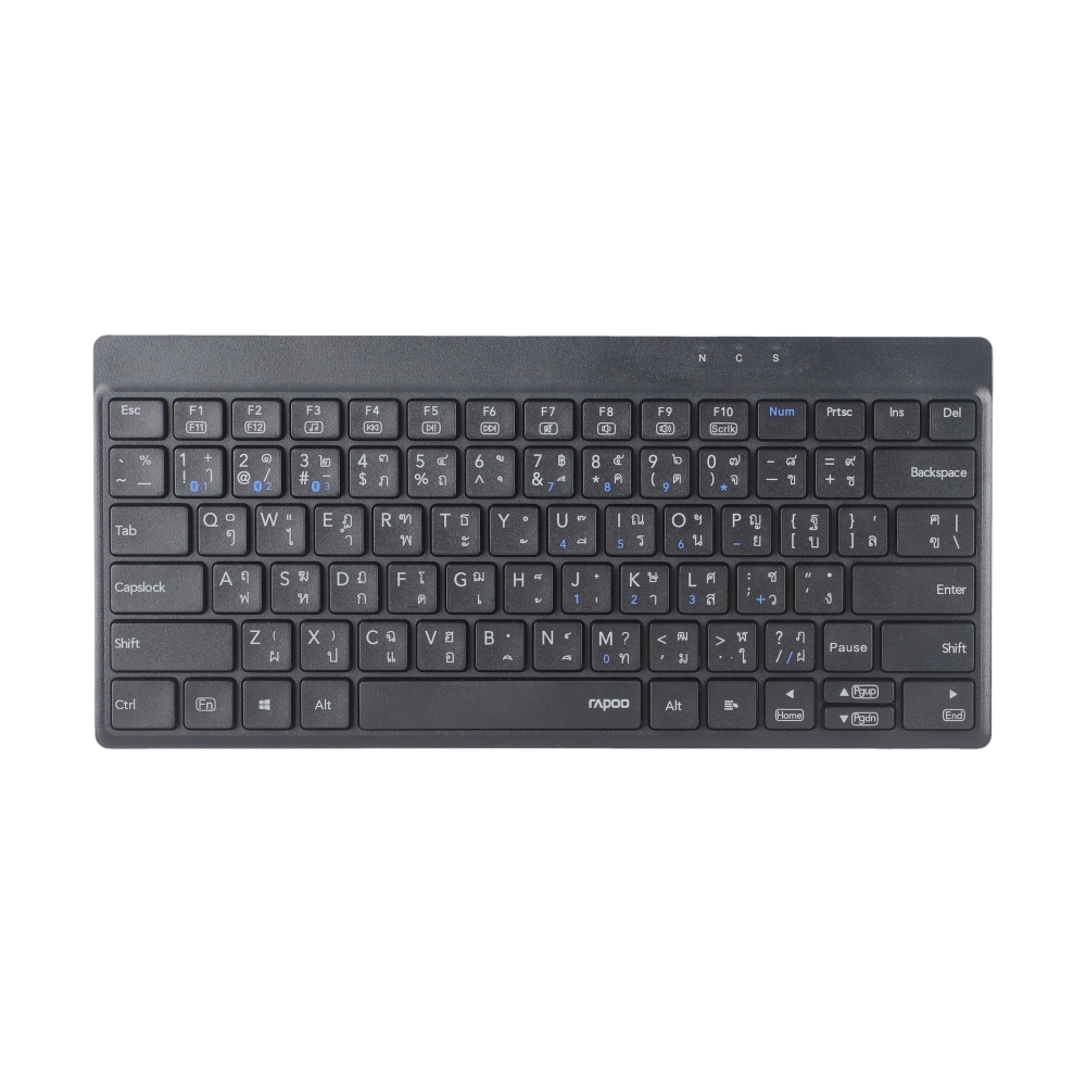 COMBO SET WIRELESS RAPOO 8000GT BLACK (BLUETOOTH)