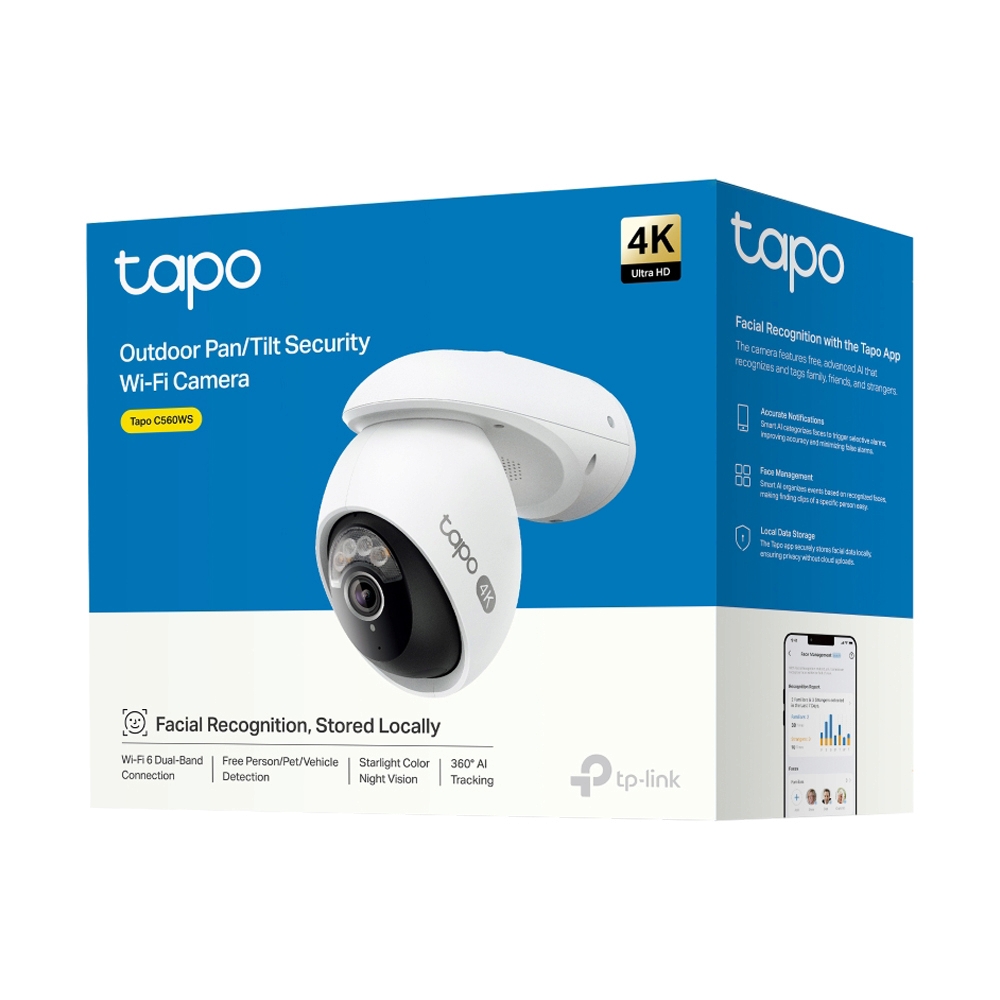 กล้องไร้สาย Smart Camera (8.0MP) TP-LINK TAPO C560WS Outdoor
