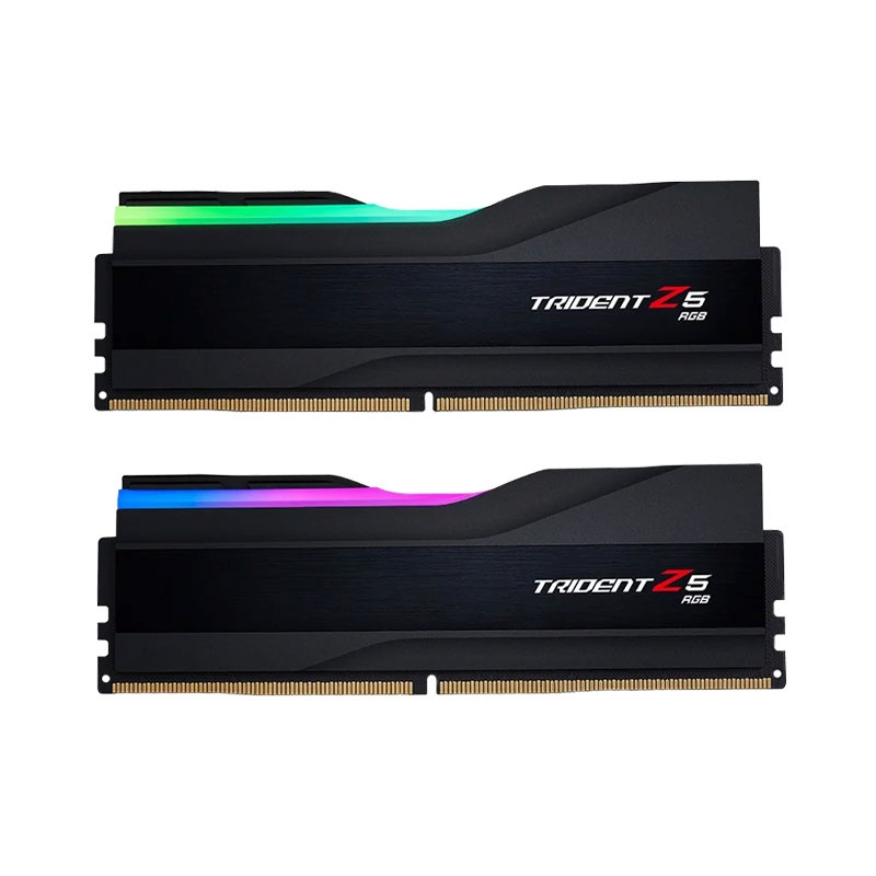 RAM DDR5(6000) 128GB (64GBx2) G.SKILL OC TRIDENT Z5 BLACK RGB (F5-6000J3444F64GX2-TZ5RK)