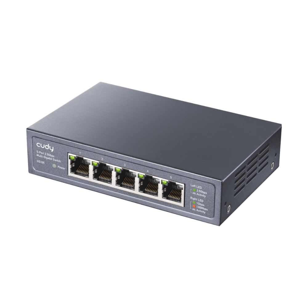 Gigabit Switching Hub 5 Port CUDY HS105 (5'')