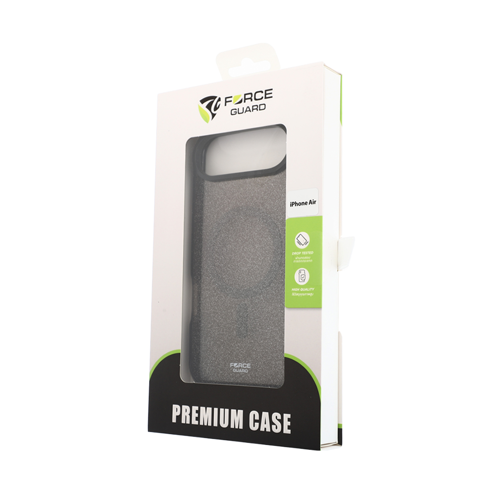 Case iPhone Air FORCEGUARD Glitter Spectre - Black