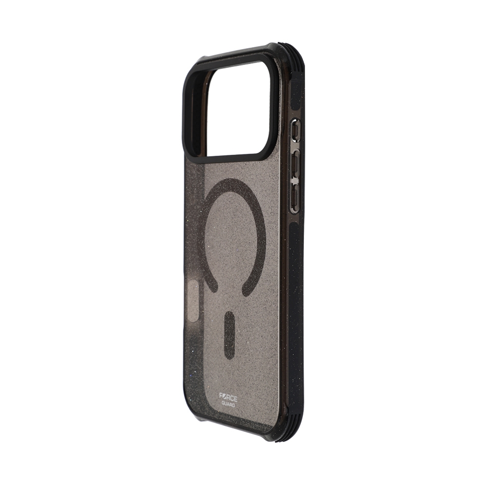 Case iPhone 17 Pro Max FORCEGUARD Glitter Spectre - black