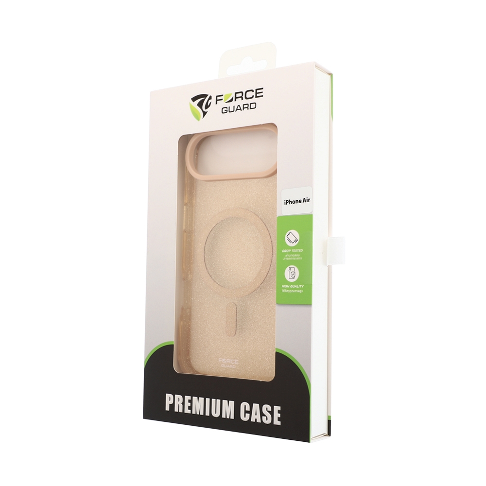 Case iPhone Air FORCEGUARD Glitter Spectre - Gold
