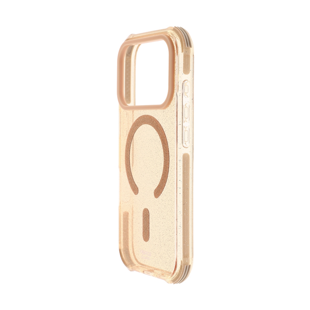 Case iPhone 17 Pro FORCEGUARD Glitter Spectre - Gold