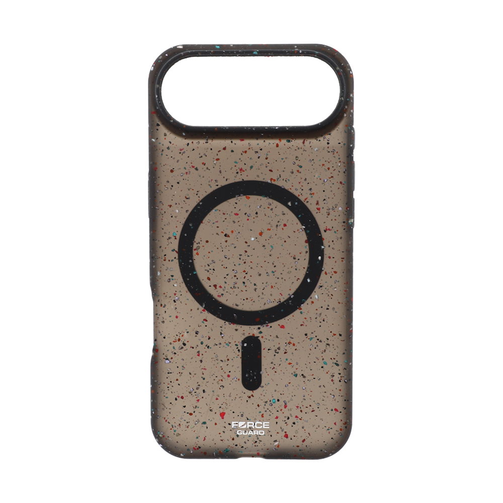 Case iPhone Air FORCEGUARD GRS Recycled Liquid Silicone - Black