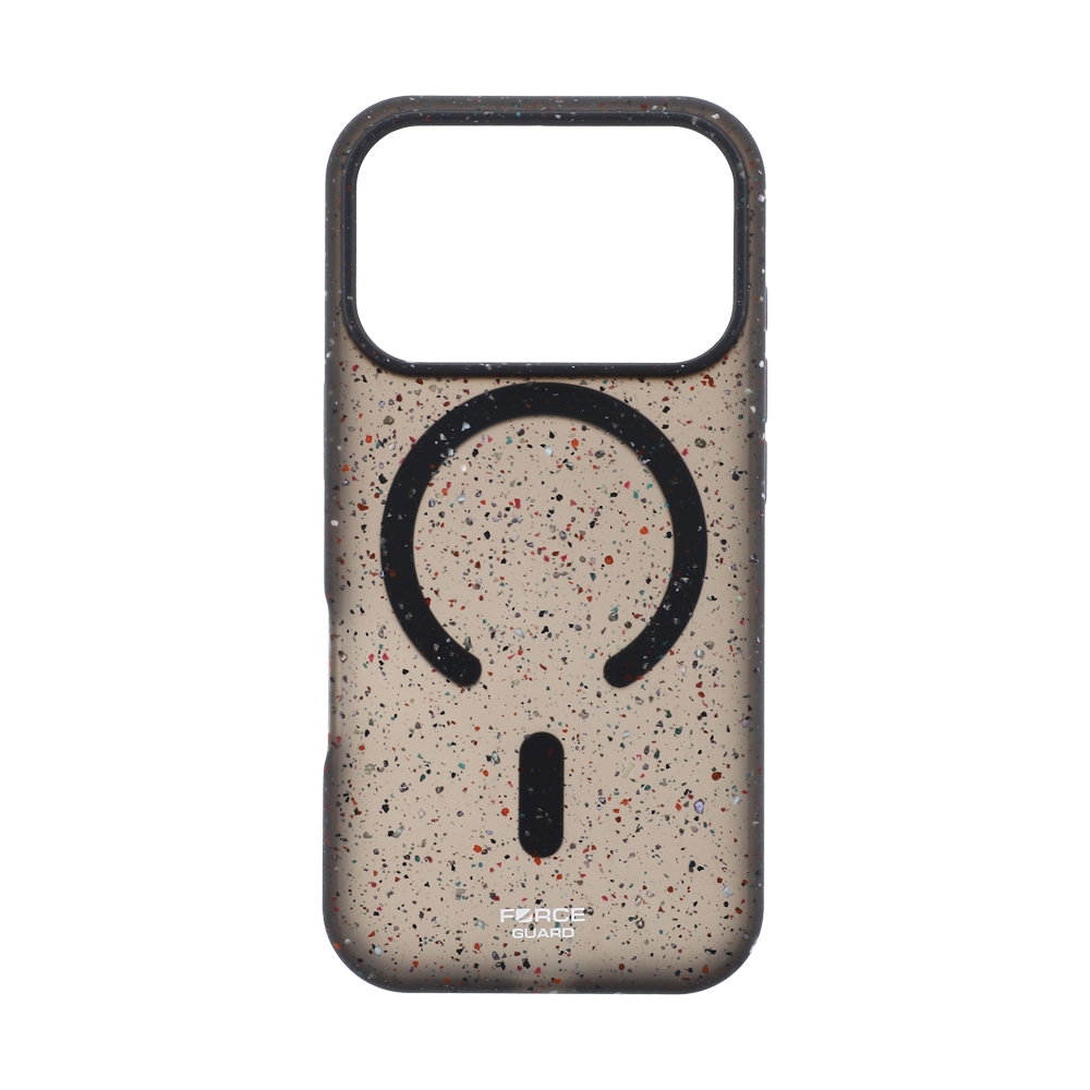 Case iPhone 17 Pro FORCEGUARD GRS Recycled Liquid Silicone - Black
