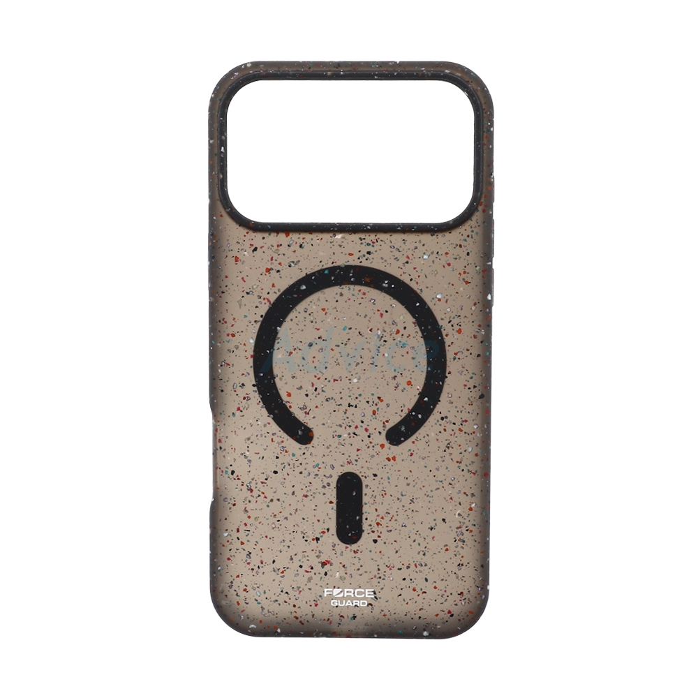 Case iPhone 17 Pro Max FORCEGUARD GRS Recycled Liquid Silicone - Black