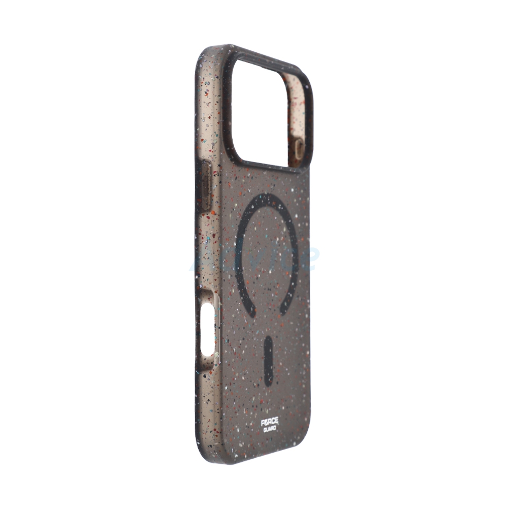 Case iPhone 17 Pro Max FORCEGUARD GRS Recycled Liquid Silicone - Black