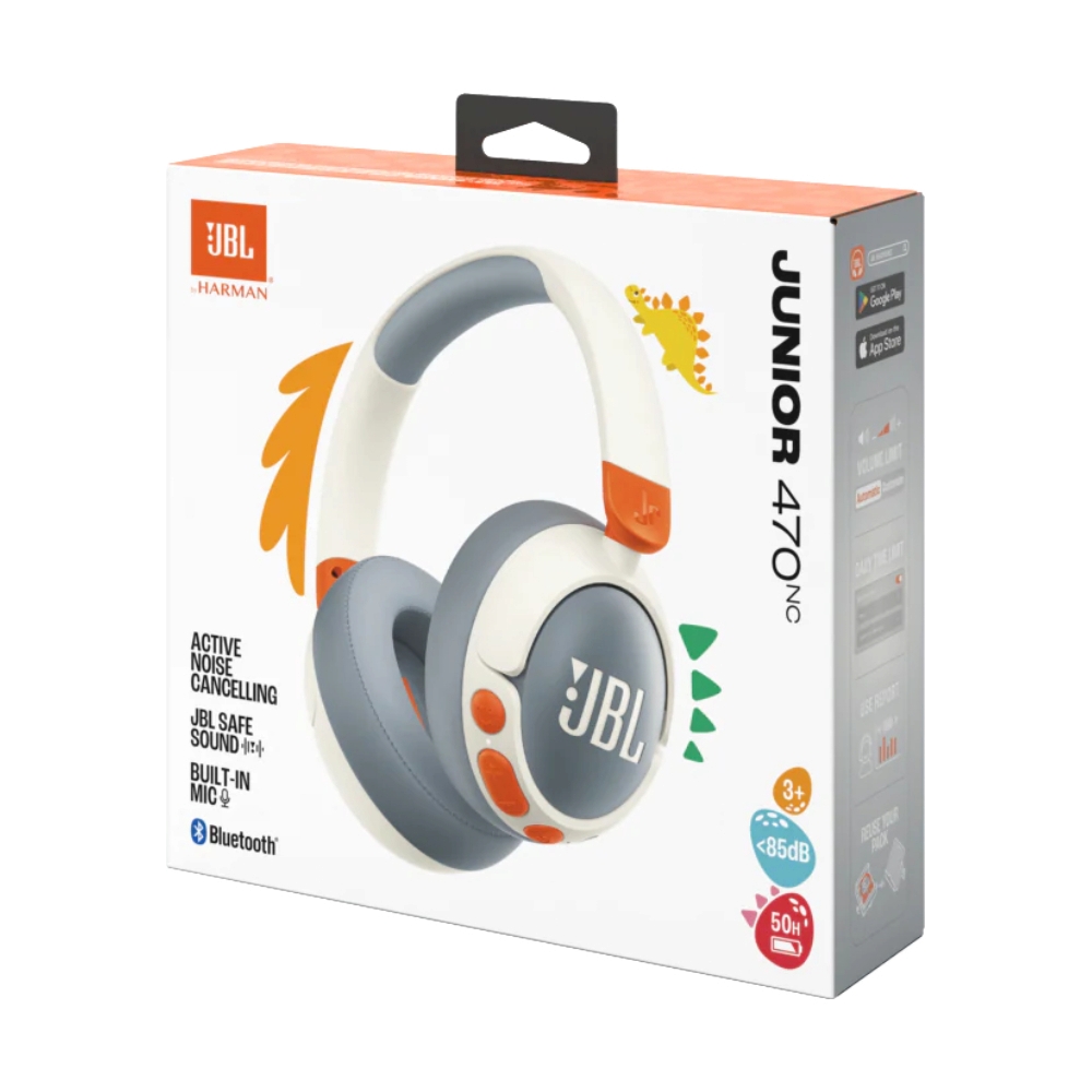 Wireless Headset JBL (JUNIOR 470NC) White